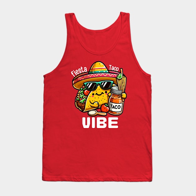 fiesta cute taco Tank Top by LionKingShirts